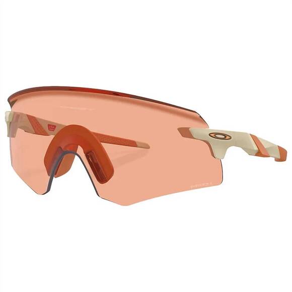 NEW OAKLEY men's encoder sunglasses in matte sand/prizm berry